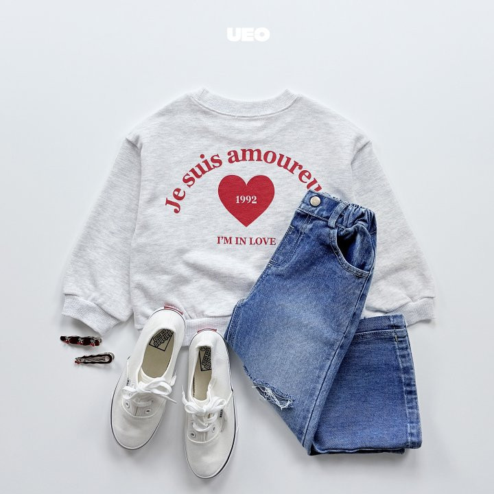 U Eo - Korean Children Fashion - #kidsstore - Vintage Bootcut Denim Pants - 4