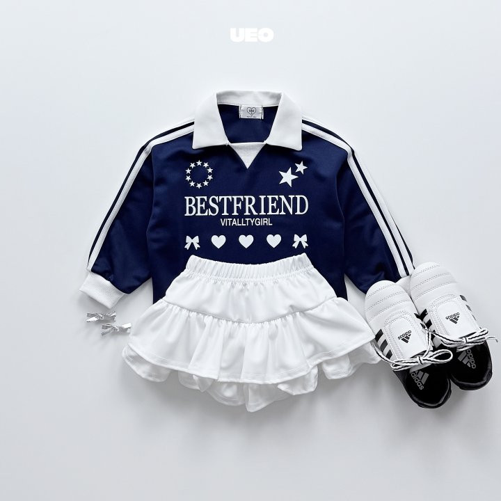 U Eo - Korean Children Fashion - #kidzfashiontrend - Best Friend Collar Tee - 7