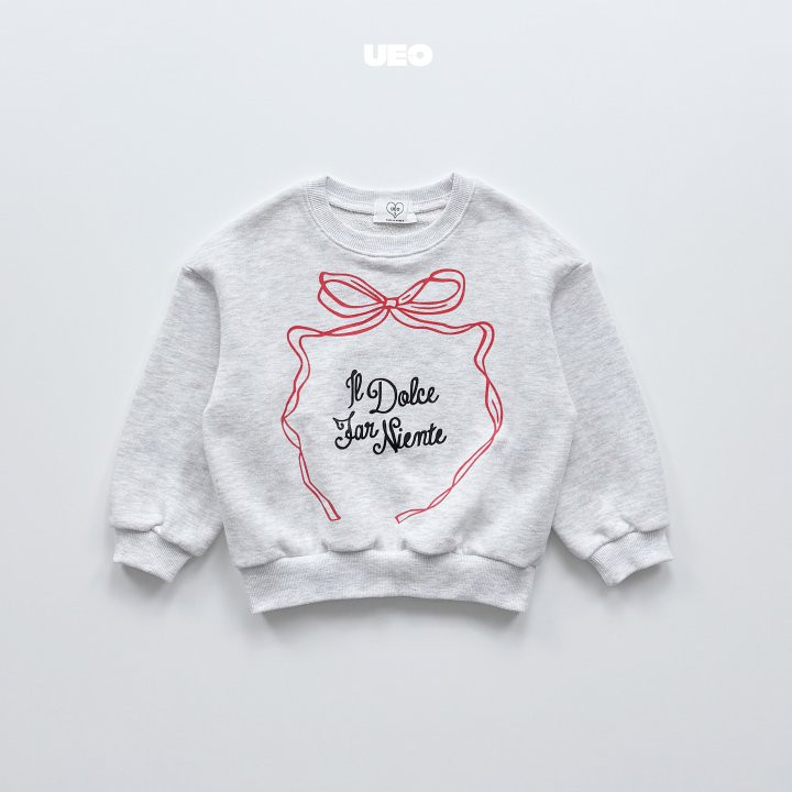 U Eo - Korean Children Fashion - #kidzfashiontrend - Ladolcher Ribbon Sweatshirts - 2