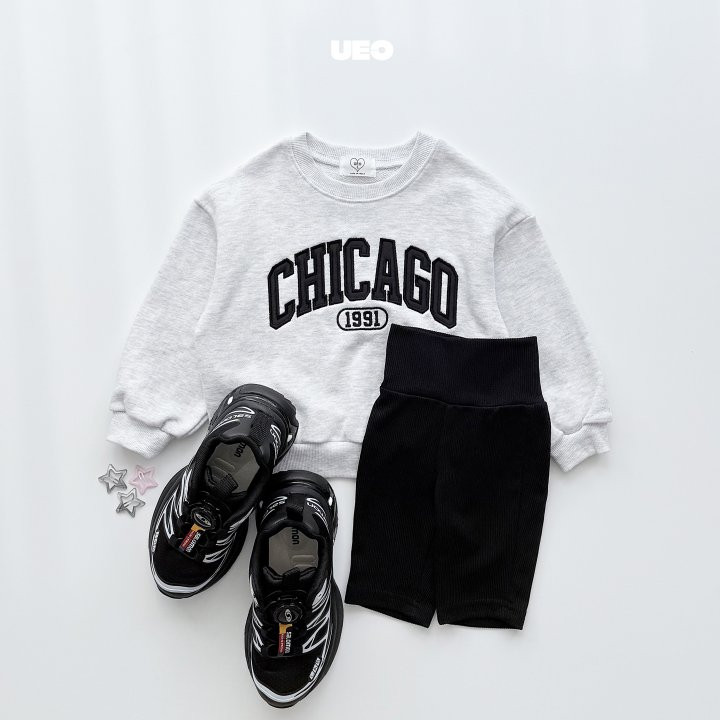 U Eo - Korean Children Fashion - #kidzfashiontrend - Chicago Embroidery Sweatshirts - 7