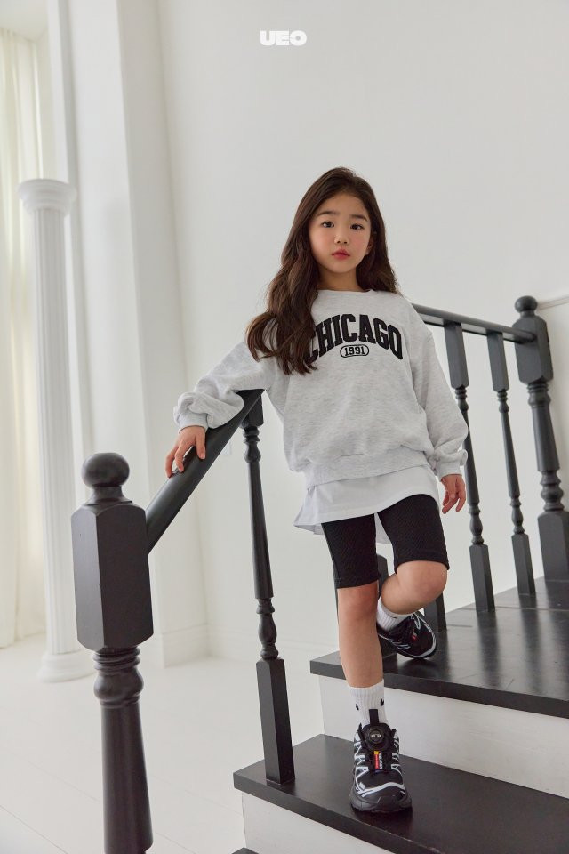 U Eo - Korean Children Fashion - #littlefashionista - Chicago Embroidery Sweatshirts - 9