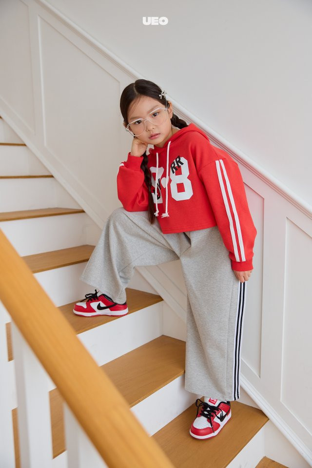 U Eo - Korean Children Fashion - #littlefashionista - 98 Lover Crop Hoodie - 9
