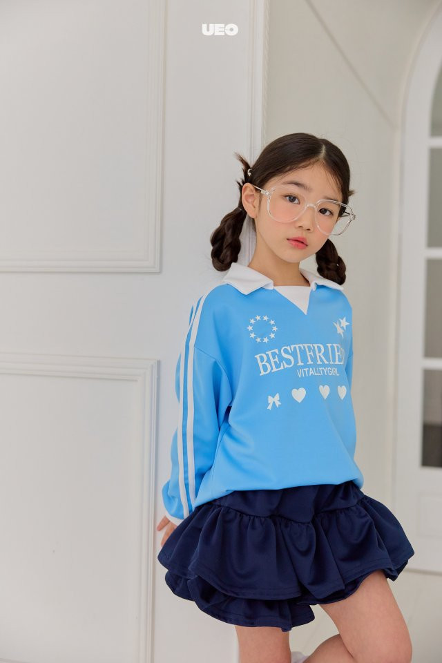 U Eo - Korean Children Fashion - #magicofchildhood - Best Friend Collar Tee - 10