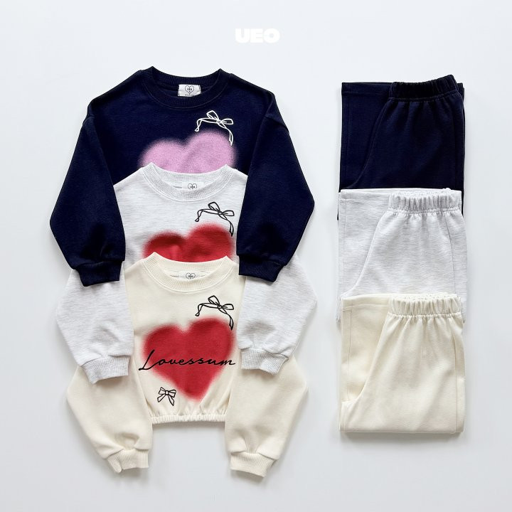 U Eo - Korean Children Fashion - #magicofchildhood - Ribbon Heart Set - 2