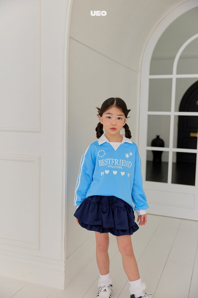 U Eo - Korean Children Fashion - #minifashionista - Best Friend Collar Tee - 11
