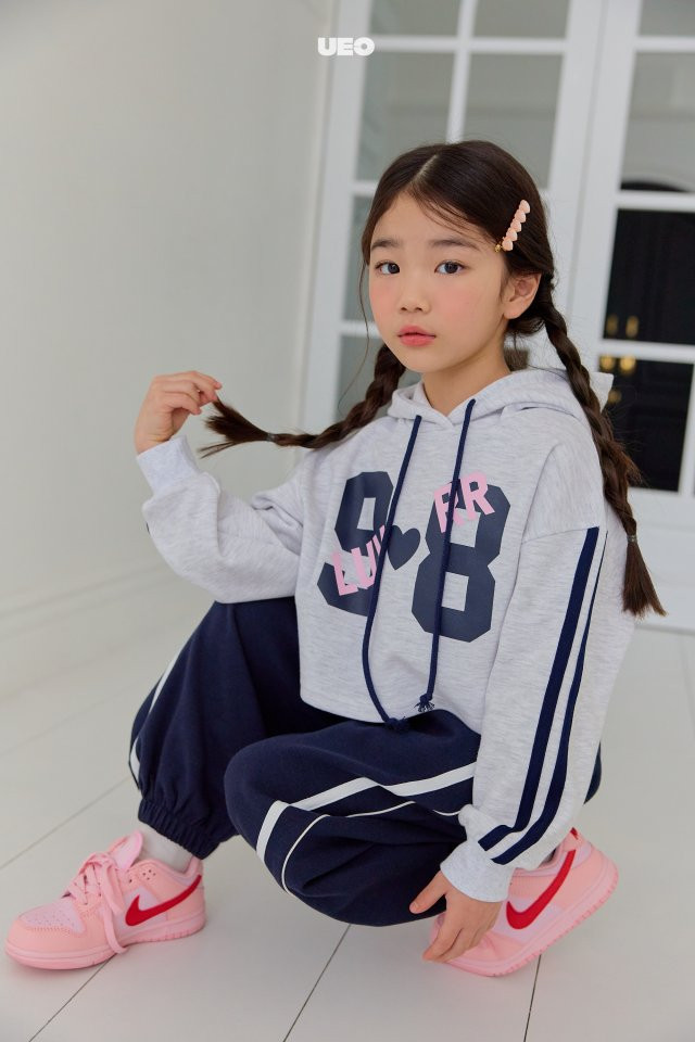 U Eo - Korean Children Fashion - #minifashionista - 98 Lover Crop Hoodie - 11
