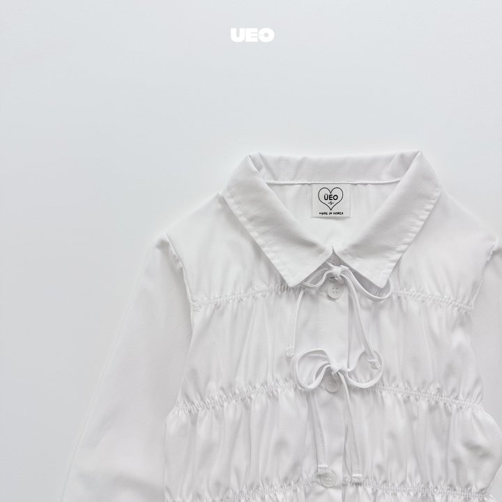U Eo - Korean Children Fashion - #minifashionista - Shirring Ribbon Blouse - 4