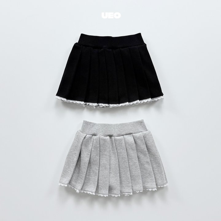 U Eo - Korean Children Fashion - #prettylittlegirls - Lace Girl Pleated Skirt