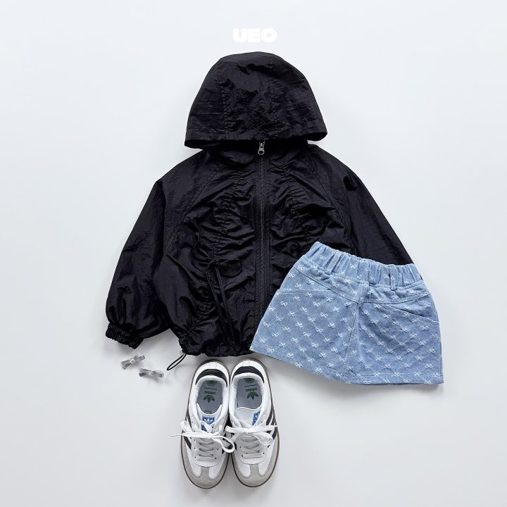U Eo - Korean Children Fashion - #stylishchildhood - Ribbon Denim Skirt - 6