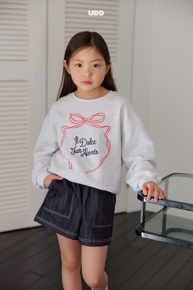 U Eo - Korean Children Fashion - #todddlerfashion - Ladolcher Ribbon Sweatshirts - 8