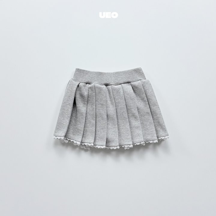 U Eo - Korean Children Fashion - #todddlerfashion - Lace Girl Pleated Skirt - 2