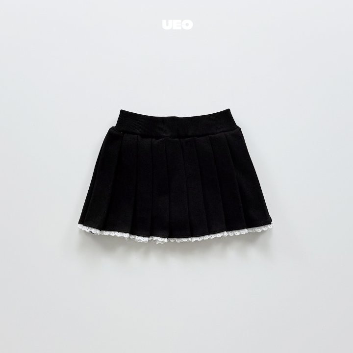 U Eo - Korean Children Fashion - #toddlerclothing - Lace Girl Pleated Skirt - 3