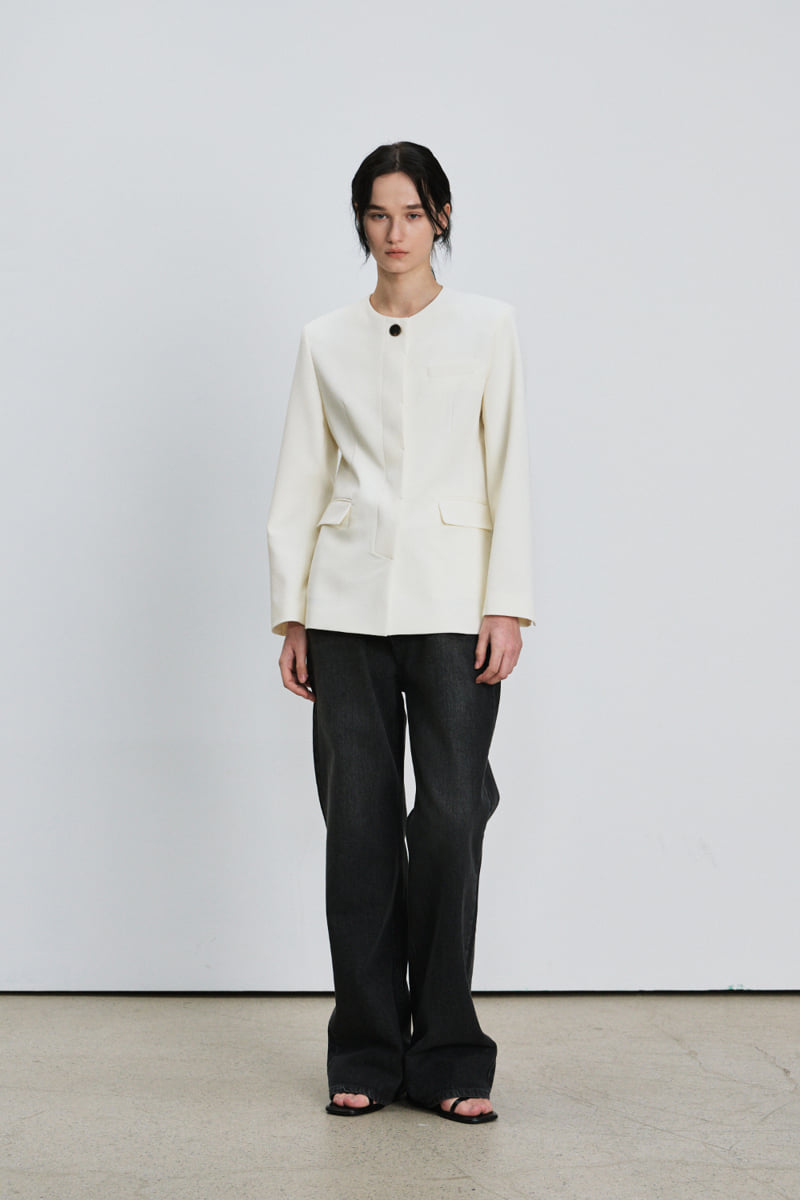Understanding - Korean Women Fashion - #momslook - Brush Washing Denim Pants - 3