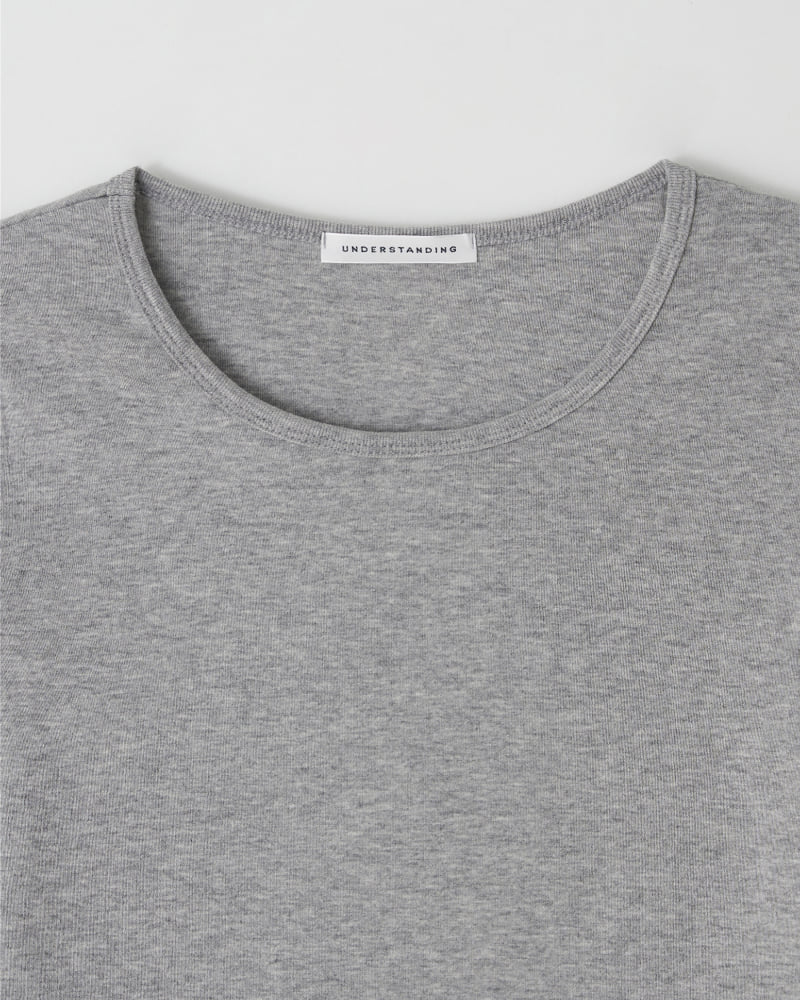 Understanding - Korean Women Fashion - #momslook - Round Cozy Tee - 10