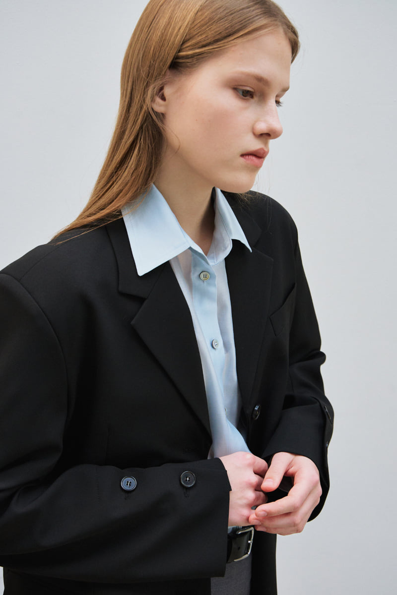 Understanding - Korean Women Fashion - #momslook - Sleeve Button Jacket - 7
