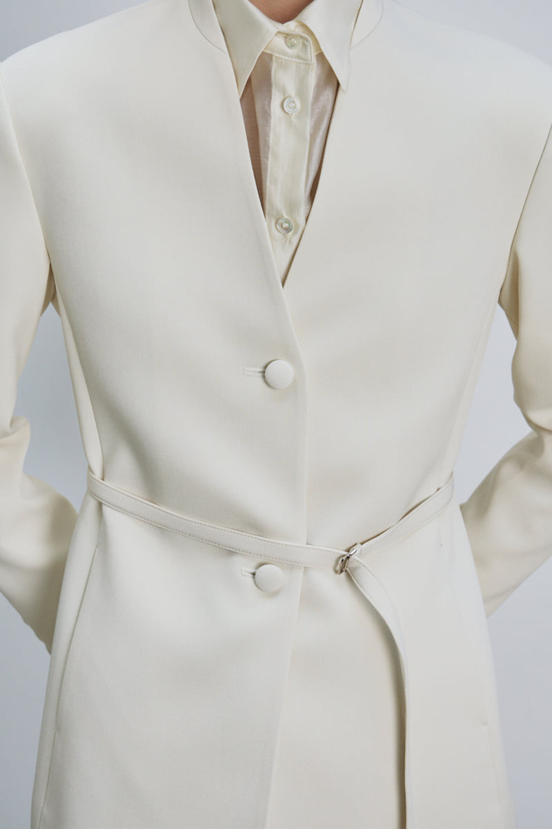 Understanding - Korean Women Fashion - #thelittlethings - No Collar Jacket - 4