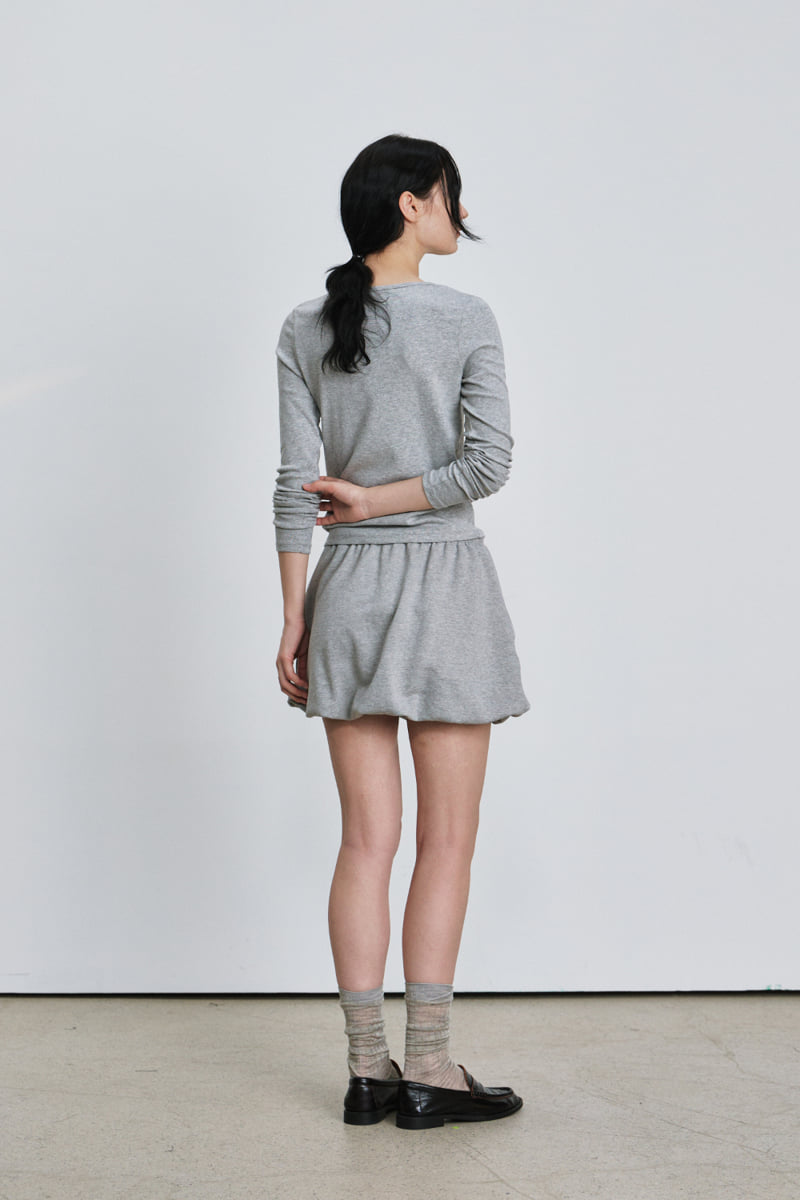 Understanding - Korean Women Fashion - #restrostyle - Round Cozy Tee - 3