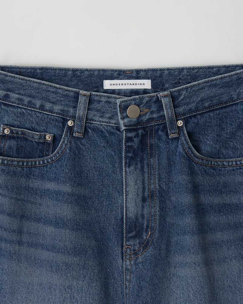 Understanding - Korean Women Fashion - #romanticstyle - Brush Washing Denim Pants - 10