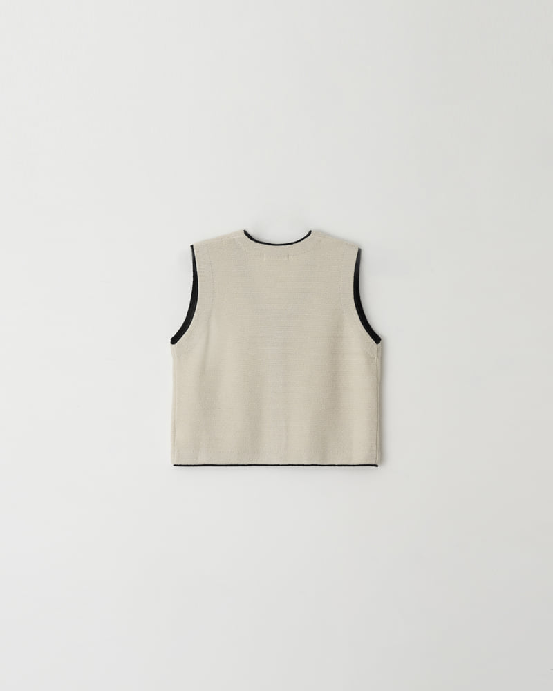 Understanding - Korean Women Fashion - #shopsmall - Two Tone Knit Vest - 12