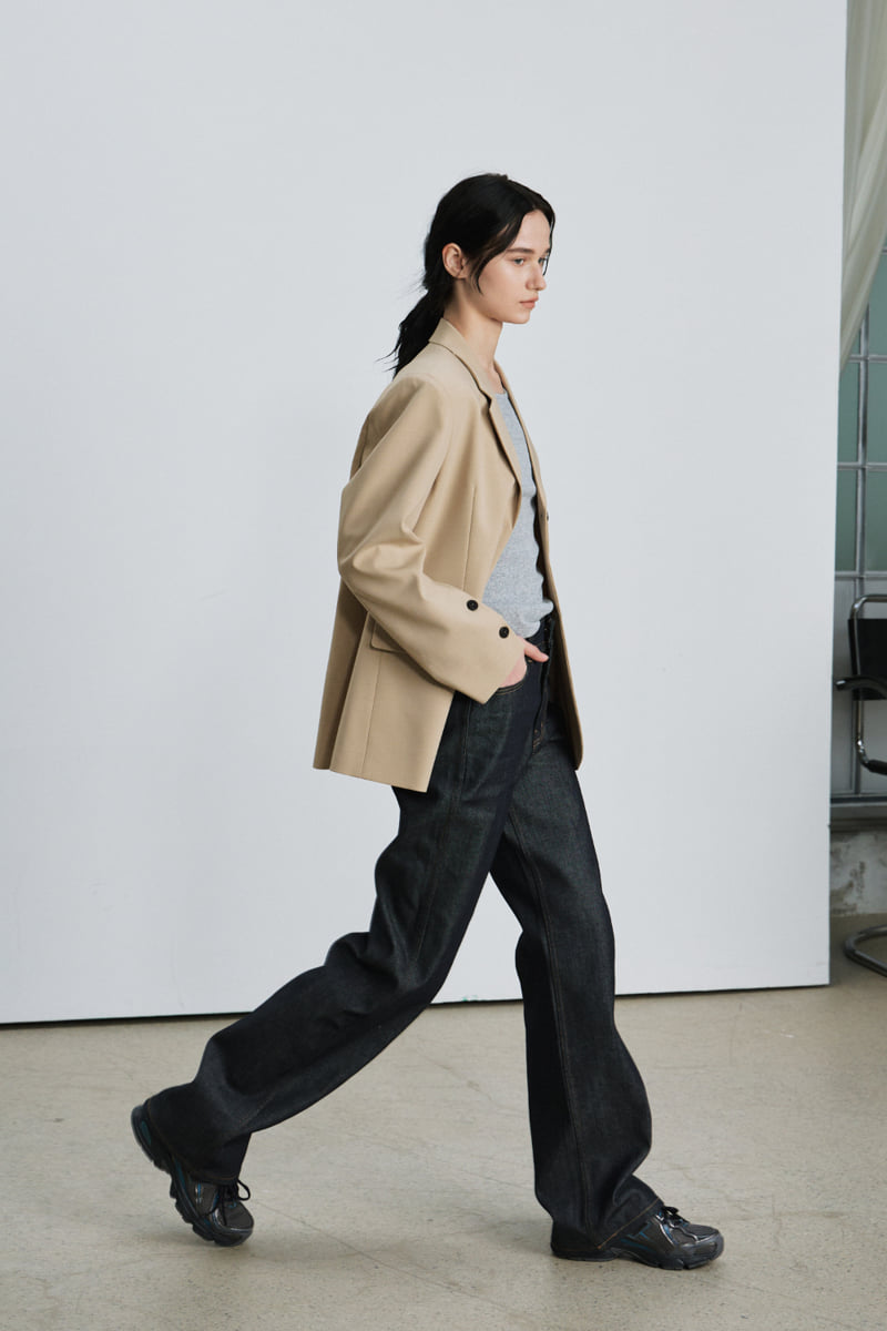 Understanding - Korean Women Fashion - #thatsdarling - Sleeve Button Jacket - 4