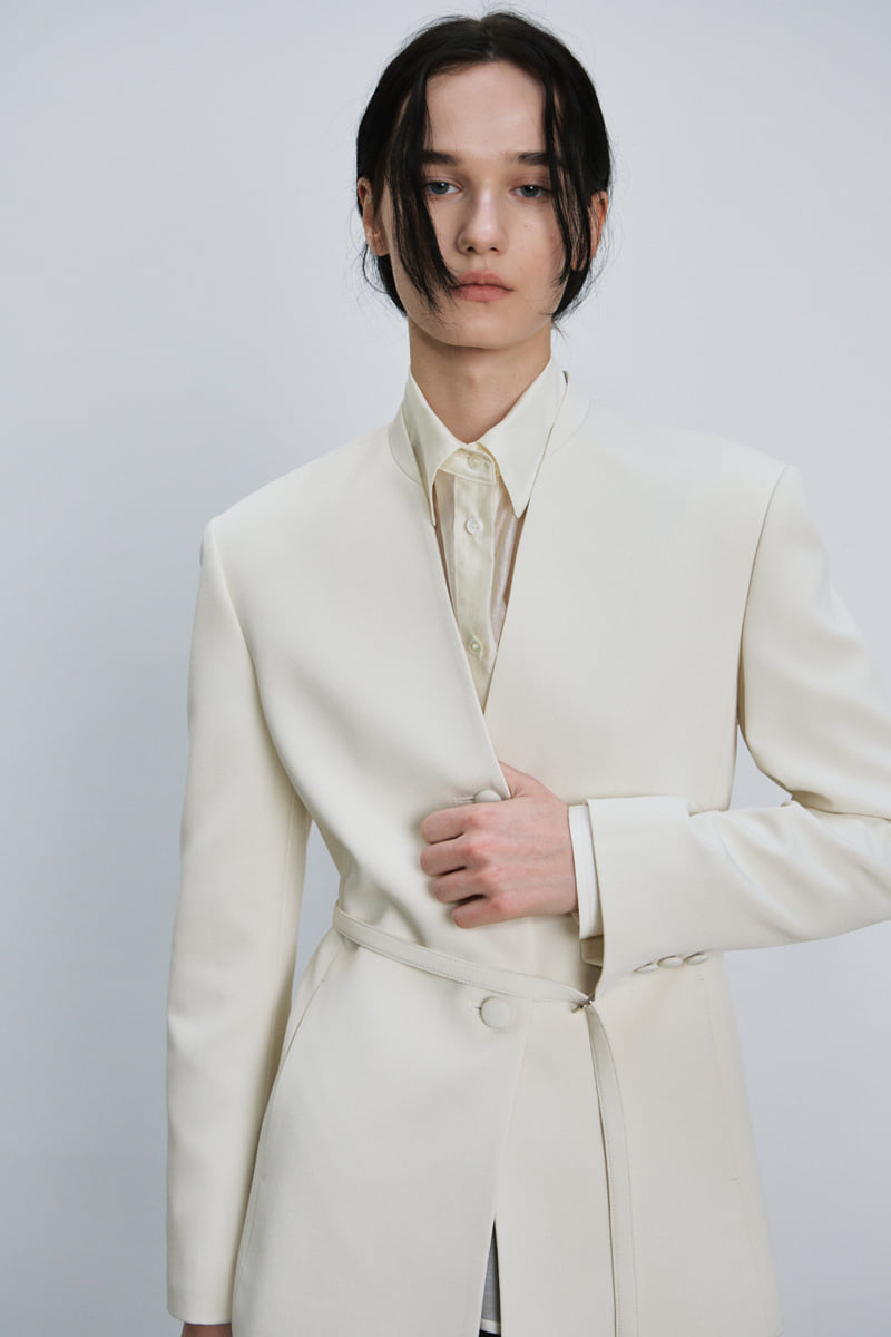 Understanding - Korean Women Fashion - #thelittlethings - No Collar Jacket - 3