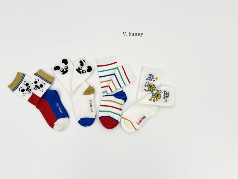 V Bunny - Korean Children Fashion - #Kfashion4kids - To Do Socks Set - 10