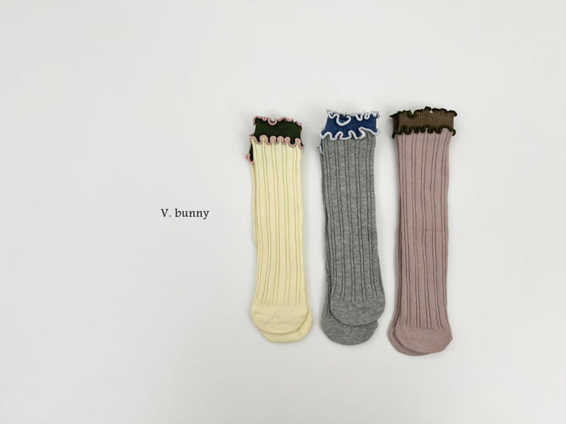 V Bunny - Korean Children Fashion - #Kfashion4kids - Wave Socks Set - 7