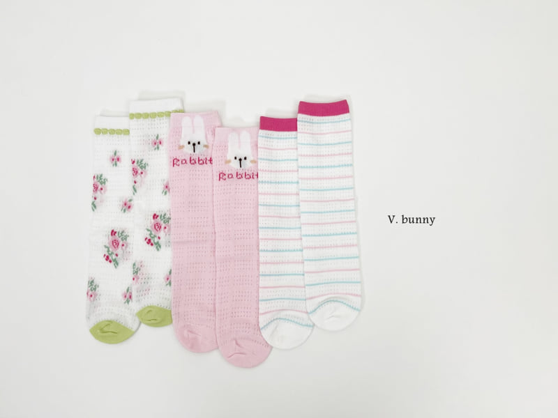 V Bunny - Korean Children Fashion - #Kfashion4kids - Tosuni Sock Set - 11