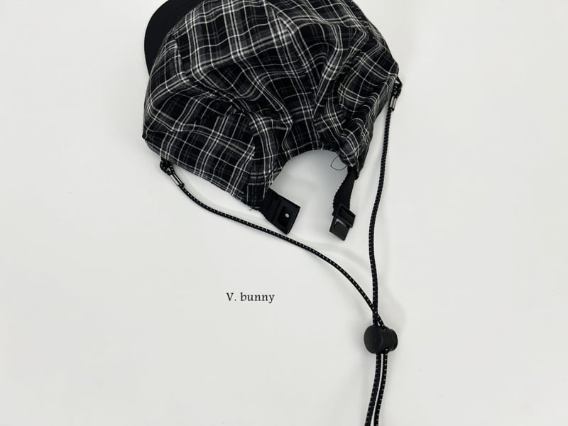 V Bunny - Korean Children Fashion - #kidzfashiontrend - Checked Camping Cap - 4