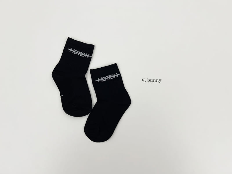 V Bunny - Korean Children Fashion - #childofig - Motion Socks Set - 7