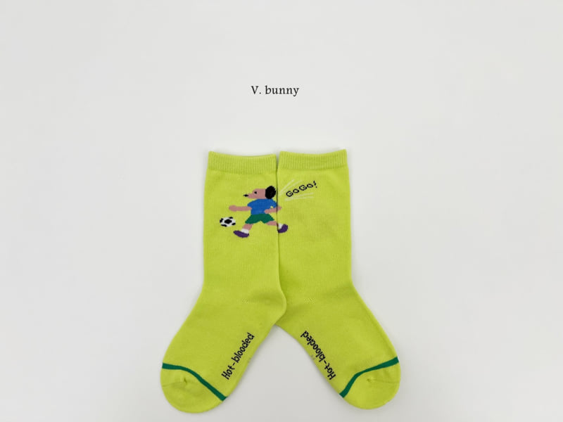 V Bunny - Korean Children Fashion - #childofig - Baseball Socks Set - 5