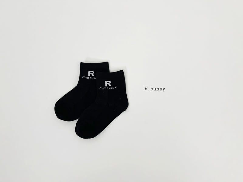 V Bunny - Korean Children Fashion - #childofig - Callback Socks Set - 6