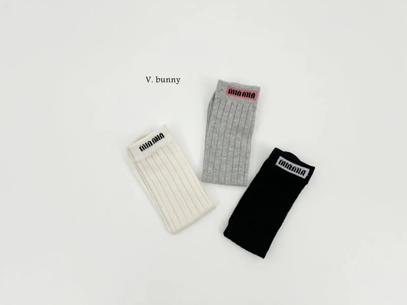 V Bunny - Korean Children Fashion - #childrensboutique - Min Min Sock Set (set of 3) - 10