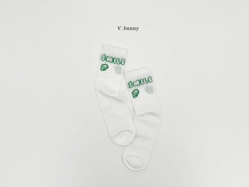 V Bunny - Korean Children Fashion - #childofig - Neon Smile Socks Set (set of 3) - 4