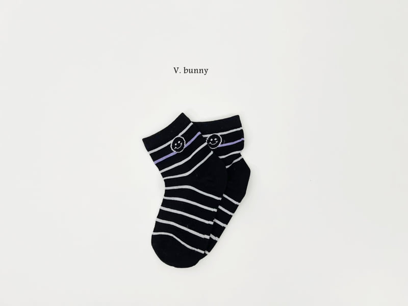 V Bunny - Korean Children Fashion - #childrensboutique - Round Socks Set - 5