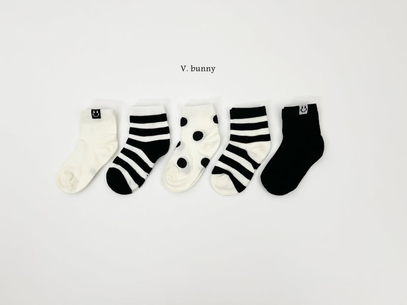 V Bunny - Korean Children Fashion - #childrensboutique - Mix Socks Set