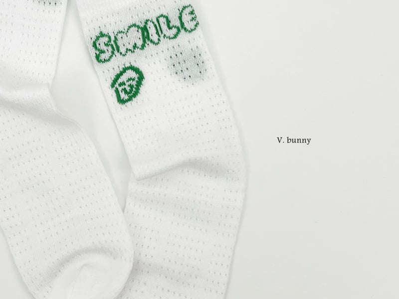 V Bunny - Korean Children Fashion - #designkidswear - Neon Smile Socks Set (set of 3) - 5