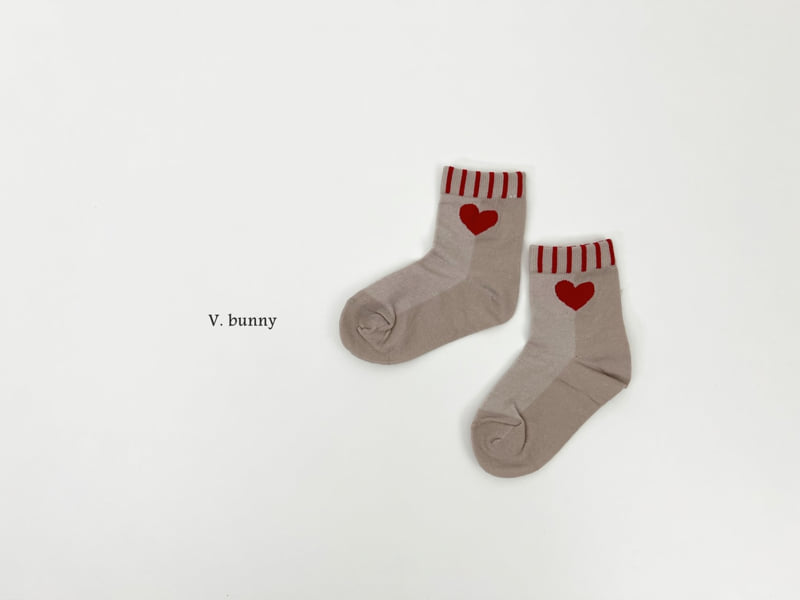 V Bunny - Korean Children Fashion - #childrensboutique - Honey Socks Set - 4