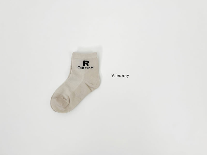 V Bunny - Korean Children Fashion - #designkidswear - Callback Socks Set - 8