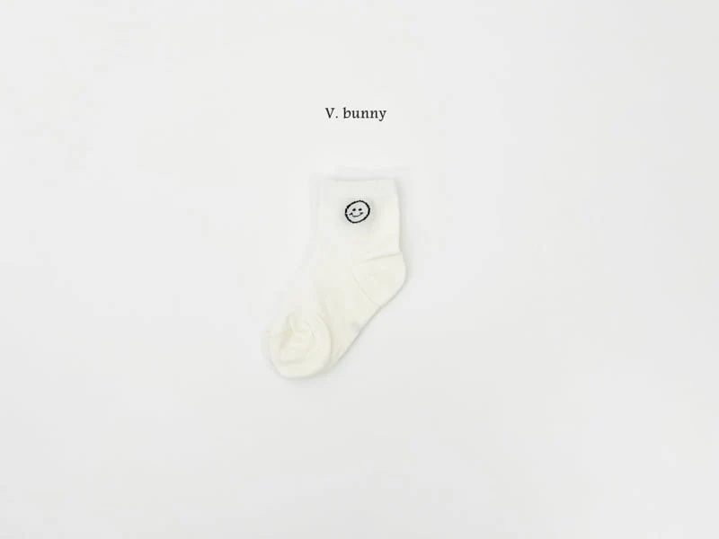 V Bunny - Korean Children Fashion - #designkidswear - Round Socks Set - 6