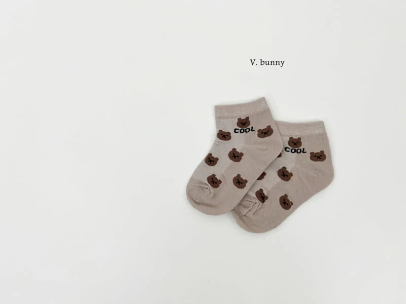 V Bunny - Korean Children Fashion - #designkidswear - Cool Dog Socks Set - 3