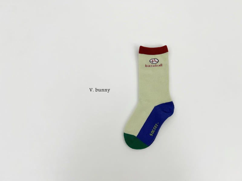 V Bunny - Korean Children Fashion - #discoveringself - Baseball Socks Set - 8