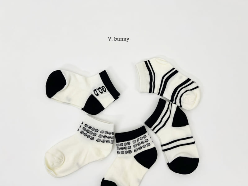 V Bunny - Korean Children Fashion - #discoveringself - Goddy Socks Set - 10