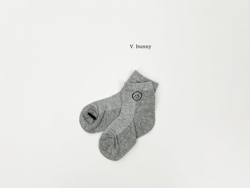 V Bunny - Korean Children Fashion - #discoveringself - Round Socks Set - 7