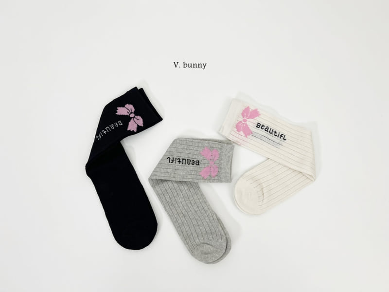 V Bunny - Korean Children Fashion - #discoveringself - Beautiful Socks Set - 2