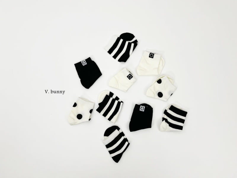 V Bunny - Korean Children Fashion - #discoveringself - Mix Socks Set - 3