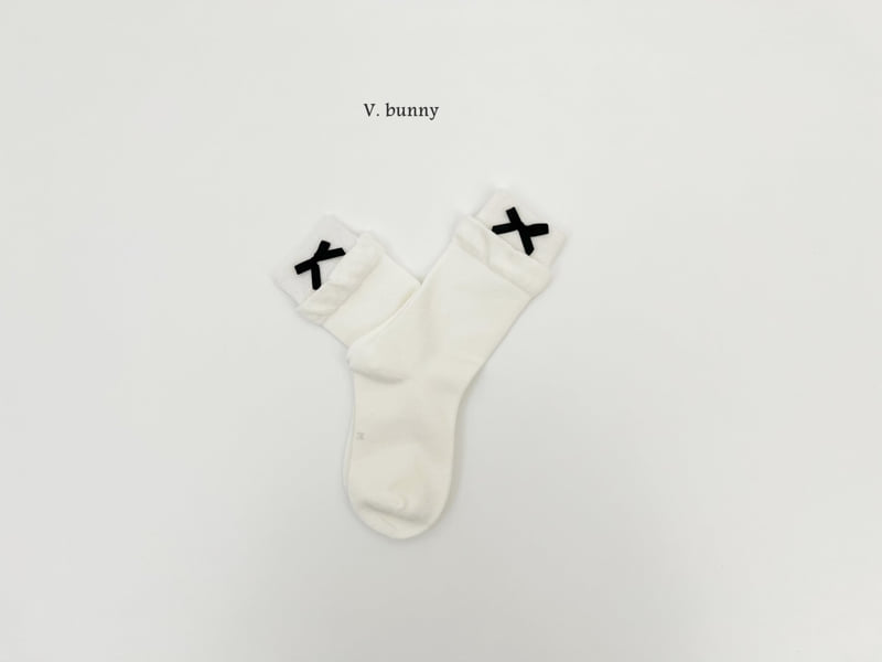 V Bunny - Korean Children Fashion - #discoveringself - Layer Ribbon Socks Set - 4