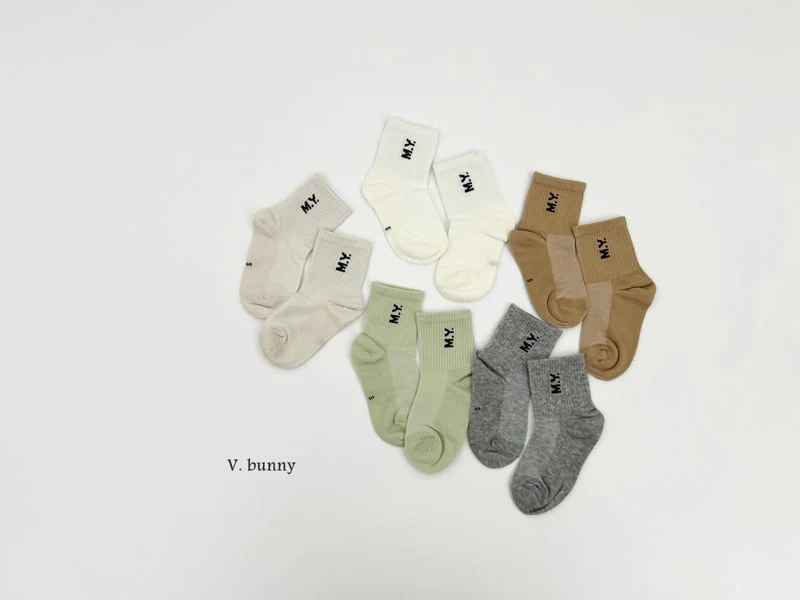 V Bunny - Korean Children Fashion - #fashionkids - My Socks Set - 10