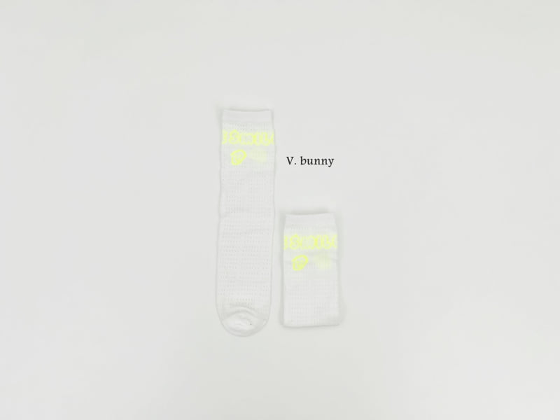 V Bunny - Korean Children Fashion - #fashionkids - Neon Smile Socks Set (set of 3) - 7