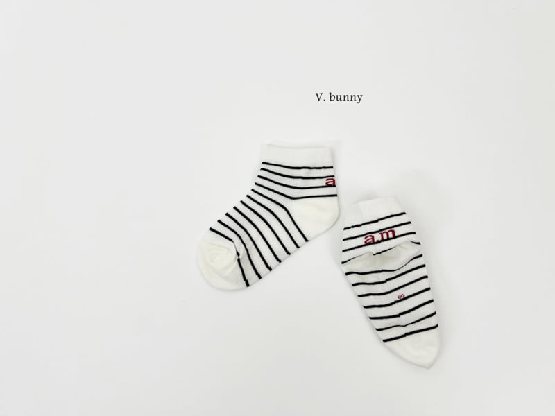 V Bunny - Korean Children Fashion - #fashionkids - Cool Dog Socks Set - 5